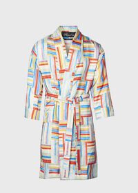 Paul Stuart Printed Silk Robe, thumbnail 1