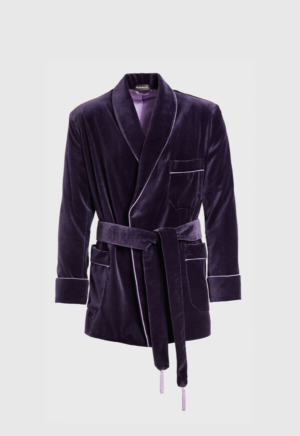Paul Stuart Velvet Smoking Jacket, image 1