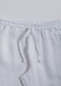 Paul Stuart Washed Linen Drawstring Casual Pant, thumbnail 2