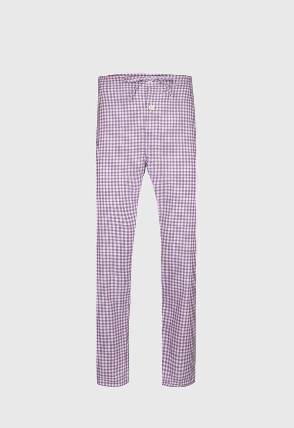 Paul Stuart Brushed Cotton Gingham Pajama, image 3