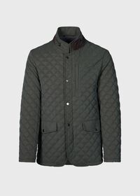 Paul Stuart Belsetta Quilted Jacket with Suede Trim, thumbnail 1