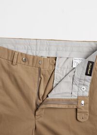 Paul Stuart Solid Khaki Pant, thumbnail 2