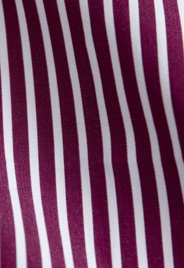 Paul Stuart Silky Cotton Stripe Sport Shirt, image 3
