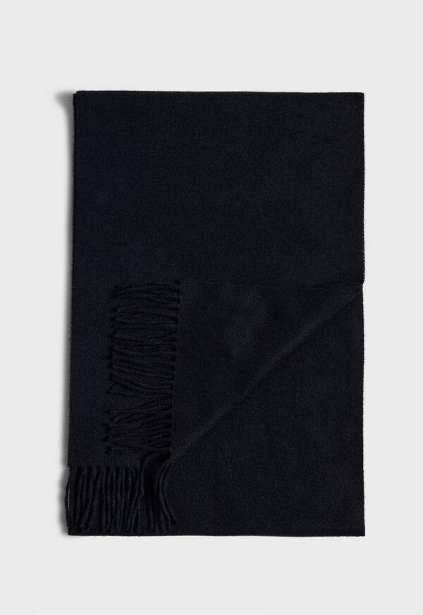 Paul Stuart Cashmere Scarf with Fringe, image 1