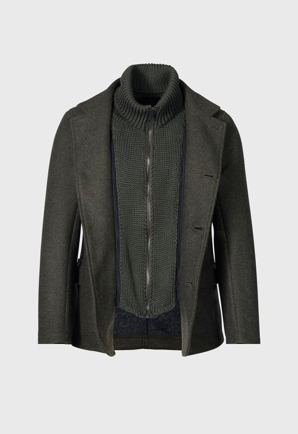 Paul Stuart Loden Vested Knit Jacket, image 3