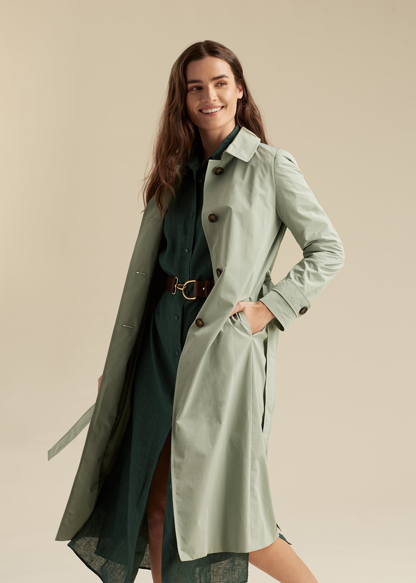 Paul stuart trench coat top