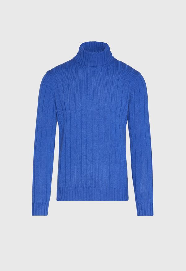 Paul Stuart Cashmere Rib Turtleneck Sweater, image 1
