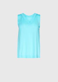 Paul Stuart Sleeveless V-Neck Knit Top, thumbnail 1