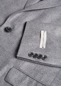 Paul Stuart Grey Solid Soft Jacket, thumbnail 2
