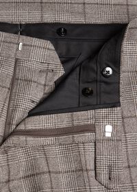 Paul Stuart Wool Plaid Classic Shoulder Suit, thumbnail 7