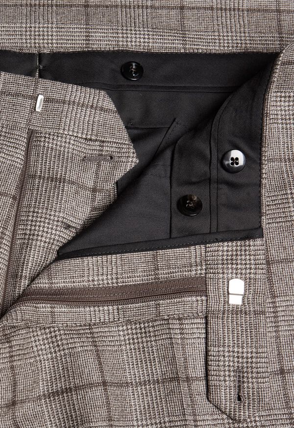 Paul Stuart Wool Plaid Classic Shoulder Suit, image 7