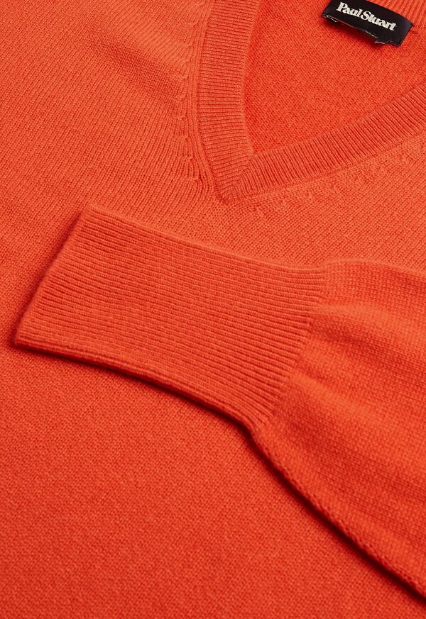 Paul Stuart Classic Cashmere Double Ply V-Neck Sweater, image 58