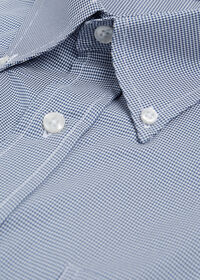 Paul Stuart Houndstooth Performance Sport Shirt, thumbnail 6