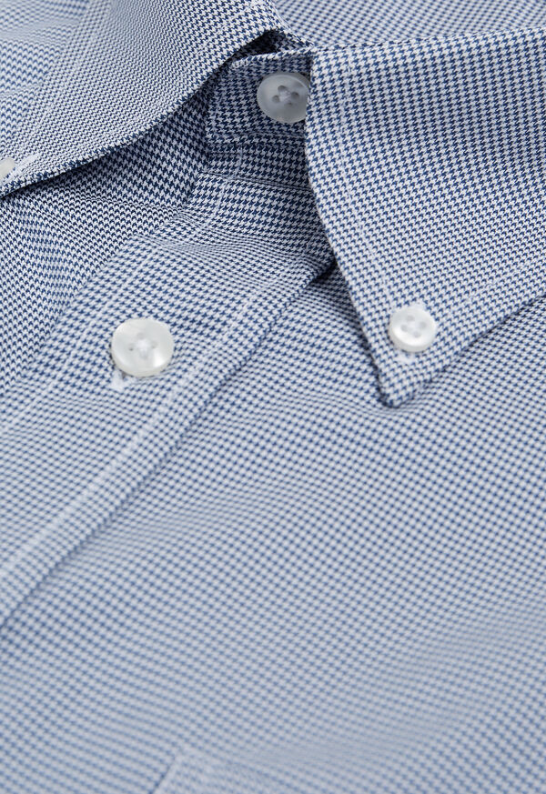 Paul Stuart Houndstooth Performance Sport Shirt, image 6