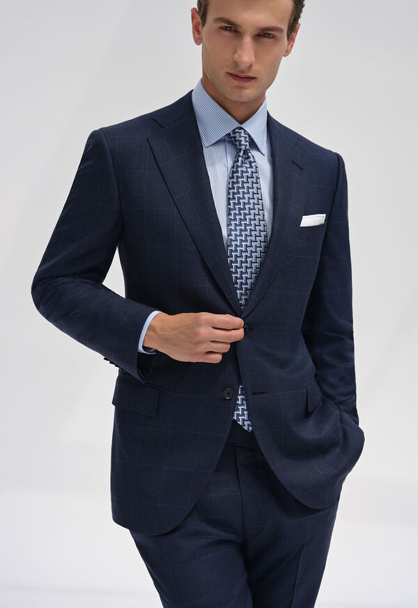 Paul Stuart Handmade Narrow Bengal Stripe Dress Shirt, image 5