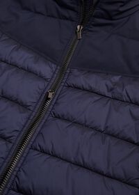 Paul Stuart Puffer Jacket With Tonal Shoulder Contrast Fabric, thumbnail 3