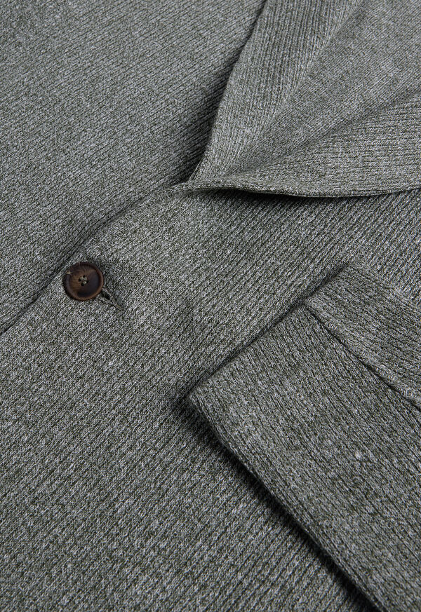 Paul Stuart Linen & Cotton Sweater Jacket, image 2