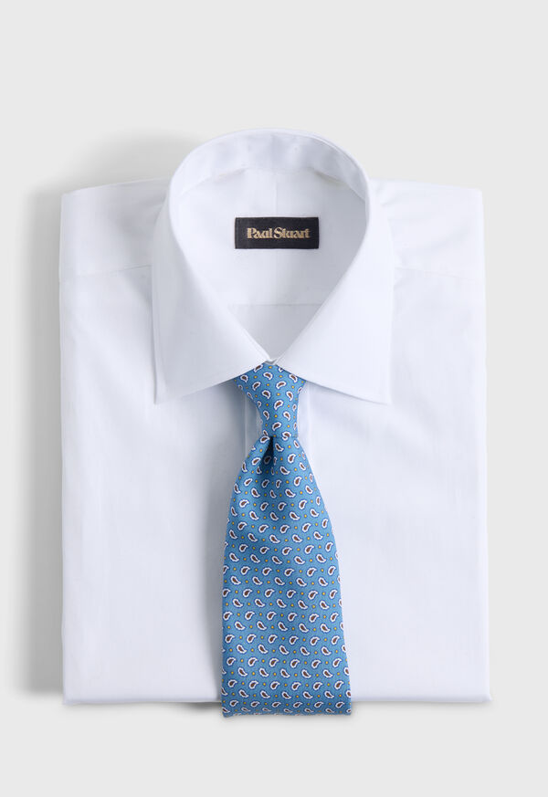 Paul Stuart Printed Silk Small Tossed Pine Tie, image 2