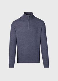 Paul Stuart Merino Wool Quarter Zip Pullover, thumbnail 1