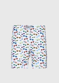 Paul Stuart Sunglasses Print Swim Trunk, thumbnail 1