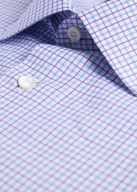 Paul Stuart Cotton Tattersall Sport Shirt, thumbnail 2