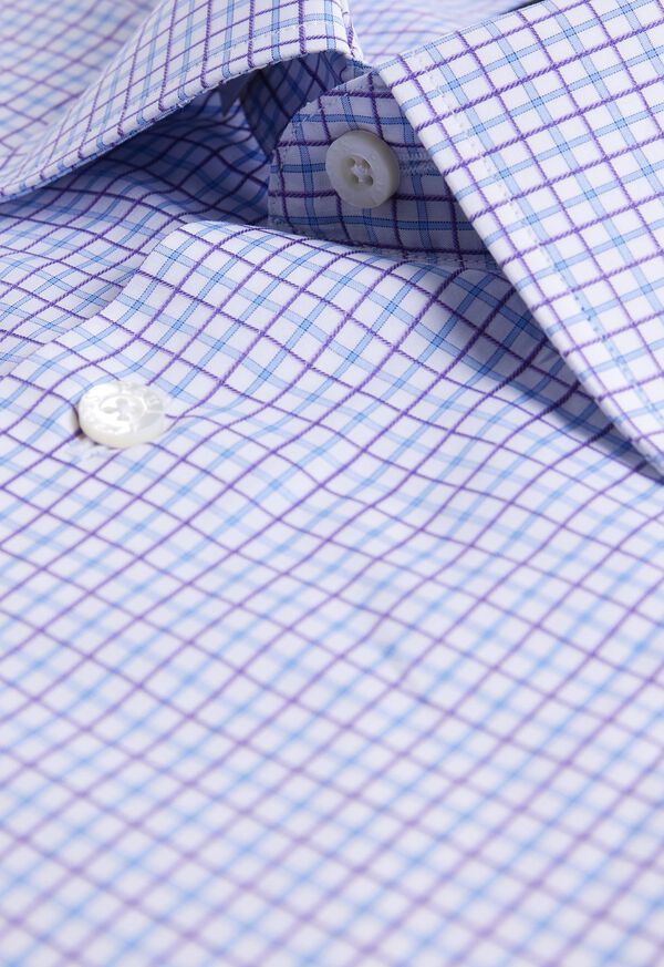 Paul Stuart Cotton Tattersall Sport Shirt, image 2