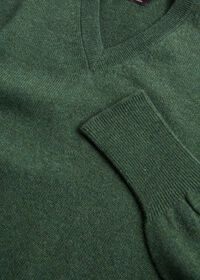 Paul Stuart Classic Cashmere V-Neck Sweater, thumbnail 5
