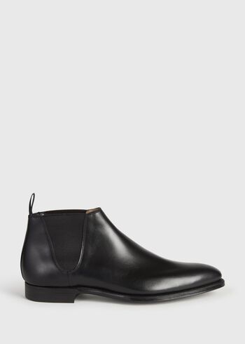 Paul Stuart Leather Half Chelsea Boot