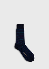 Paul Stuart Cotton Horizontal Stripe Sock, thumbnail 1