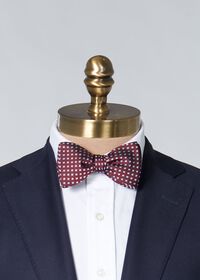 Paul Stuart Woven Silk Medallion Bow Tie, thumbnail 2