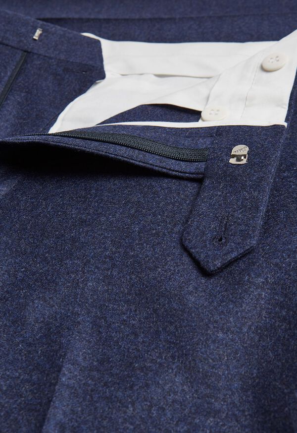 Paul Stuart Mid Blue Solid Flannel Paul Fit Suit, image 5