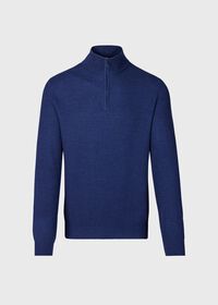 Paul Stuart Merino Wool Quarter Zip Pullover, thumbnail 1