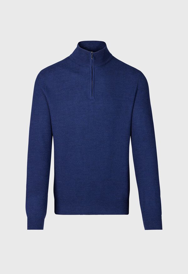 Paul Stuart Merino Wool Quarter Zip Pullover, image 1