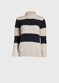 Paul Stuart Striped Cashmere Sweater, thumbnail 1