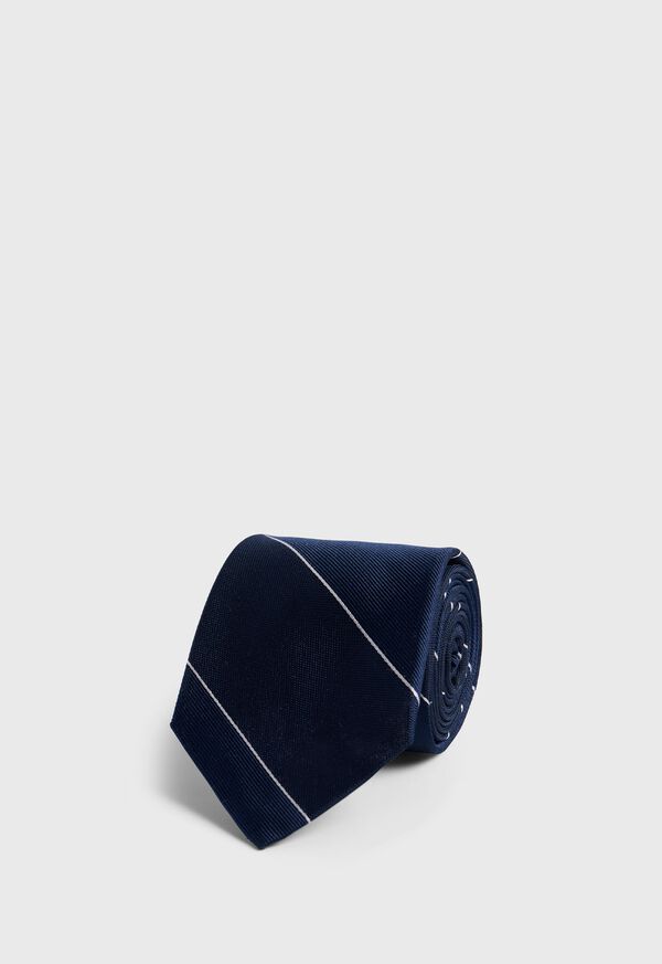 Paul Stuart Woven Silk Stripe Tie, image 1