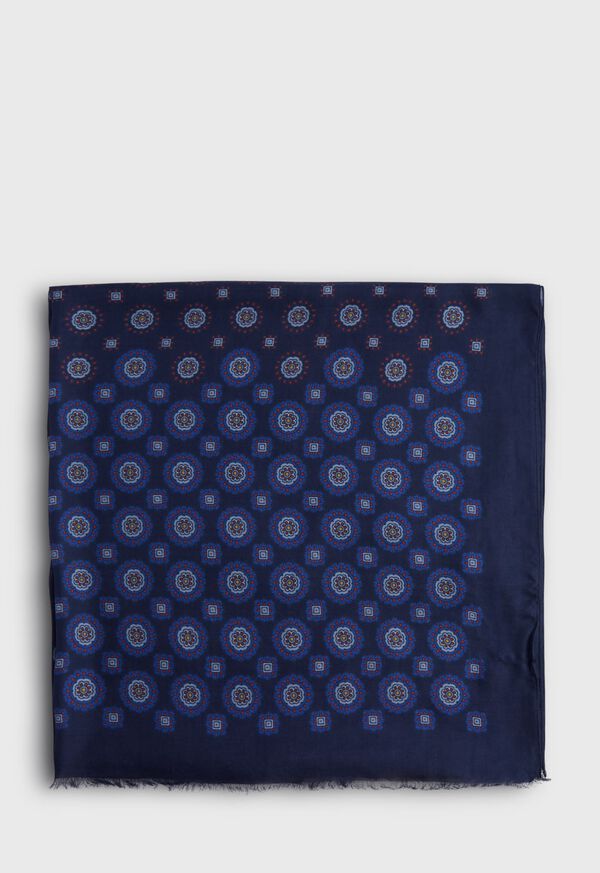 Paul Stuart Modal Medallion Print Scarf, image 2