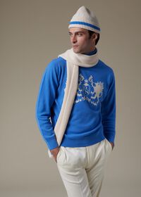 Paul Stuart Contrast Stripe Cashmere Hat, thumbnail 2