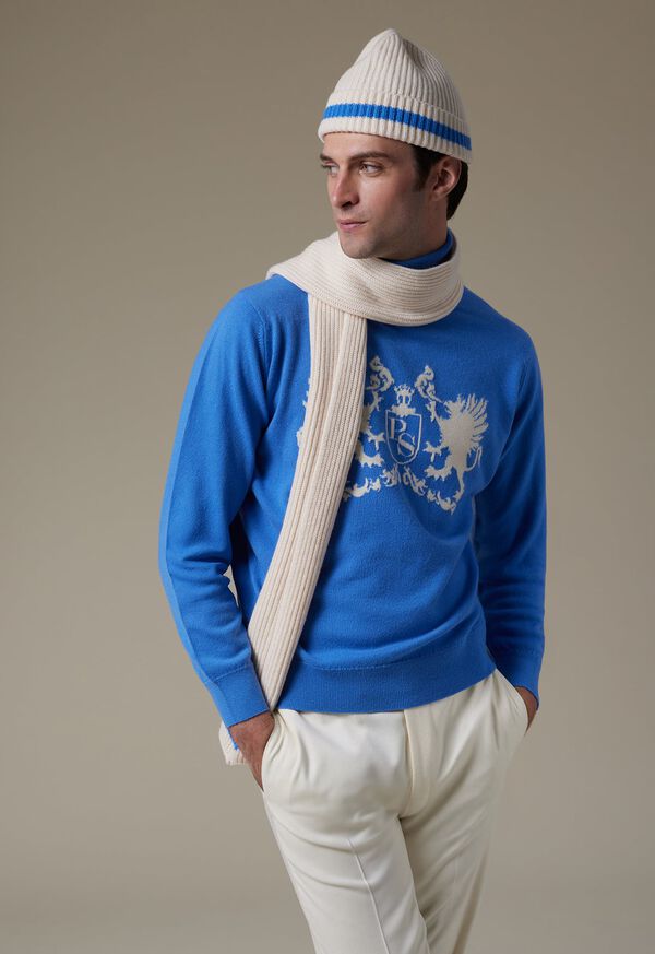 Paul Stuart Contrast Stripe Cashmere Hat, image 2