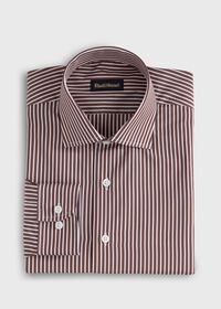 Paul Stuart Silky Cotton Stripe Sport Shirt, thumbnail 1
