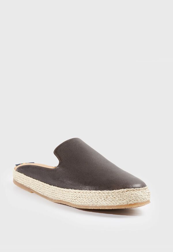 Paul Stuart Miami Leather Espadrille Slide, image 3