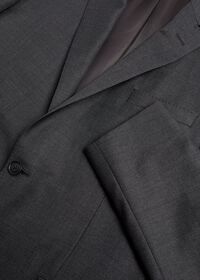 Paul Stuart Grey Sharkskin Wool Suit, thumbnail 2