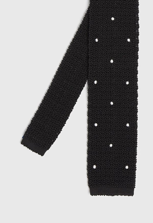 Paul Stuart Embroidered Knit Tie, image 1
