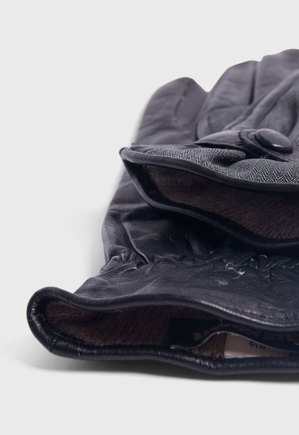Paul Stuart Knit and Leather Two Tone Glove, image 2