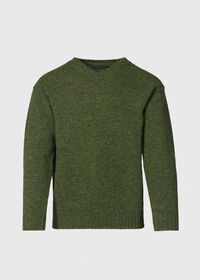 Paul Stuart Shetland Wool V-Neck Sweater, thumbnail 2