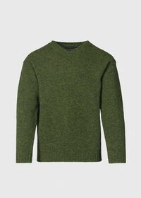 Paul Stuart Shetland Wool V-Neck Sweater, thumbnail 1