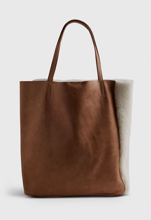 Paul Stuart Sheepskin Tote Bag, image 2