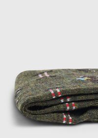 Paul Stuart Racing Horse Motif Wool Sock, thumbnail 2