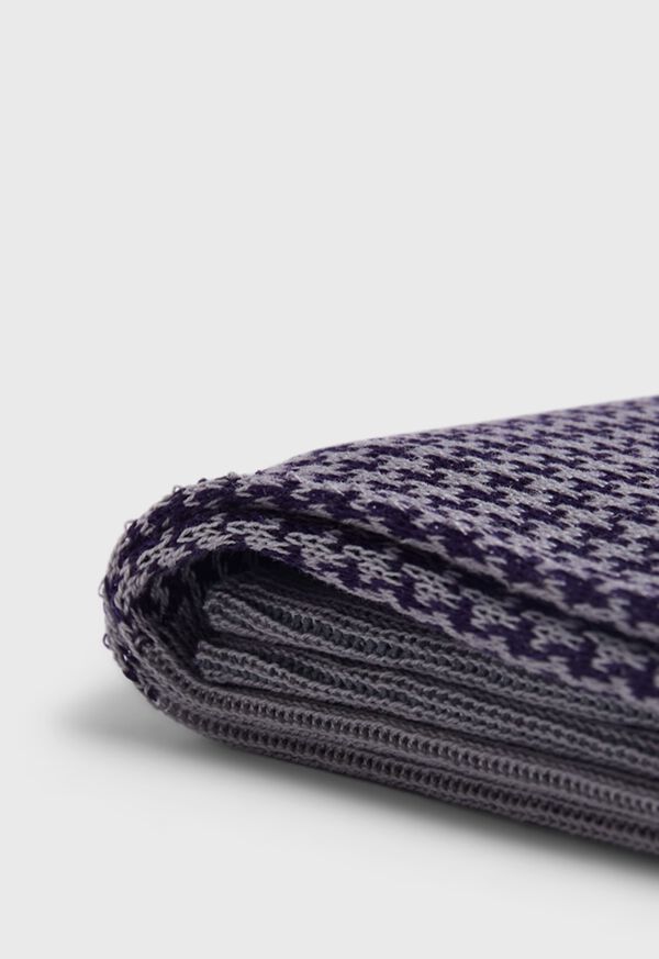 Paul Stuart Cotton Houndstooth  Sock, image 2