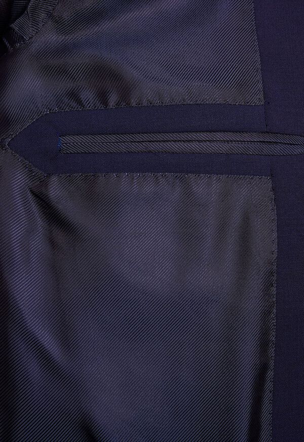 Paul Stuart Navy Solid Dinner Jacket, image 3