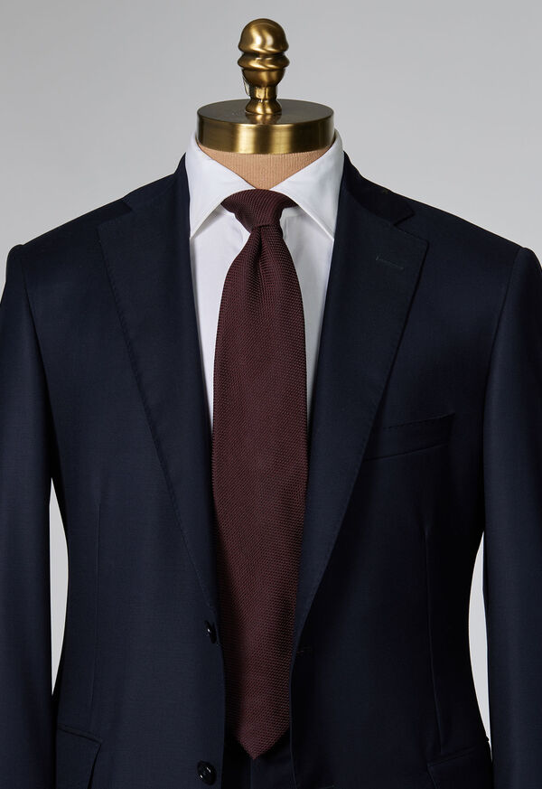 Paul Stuart Solid Silk Garza Tie, image 2